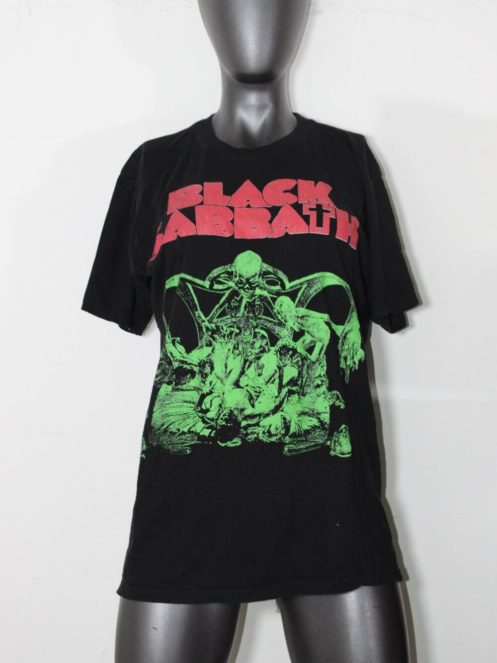 Official Black Sabbath "Sabbath Bloody Sabbath" Green Graphic Band Tee